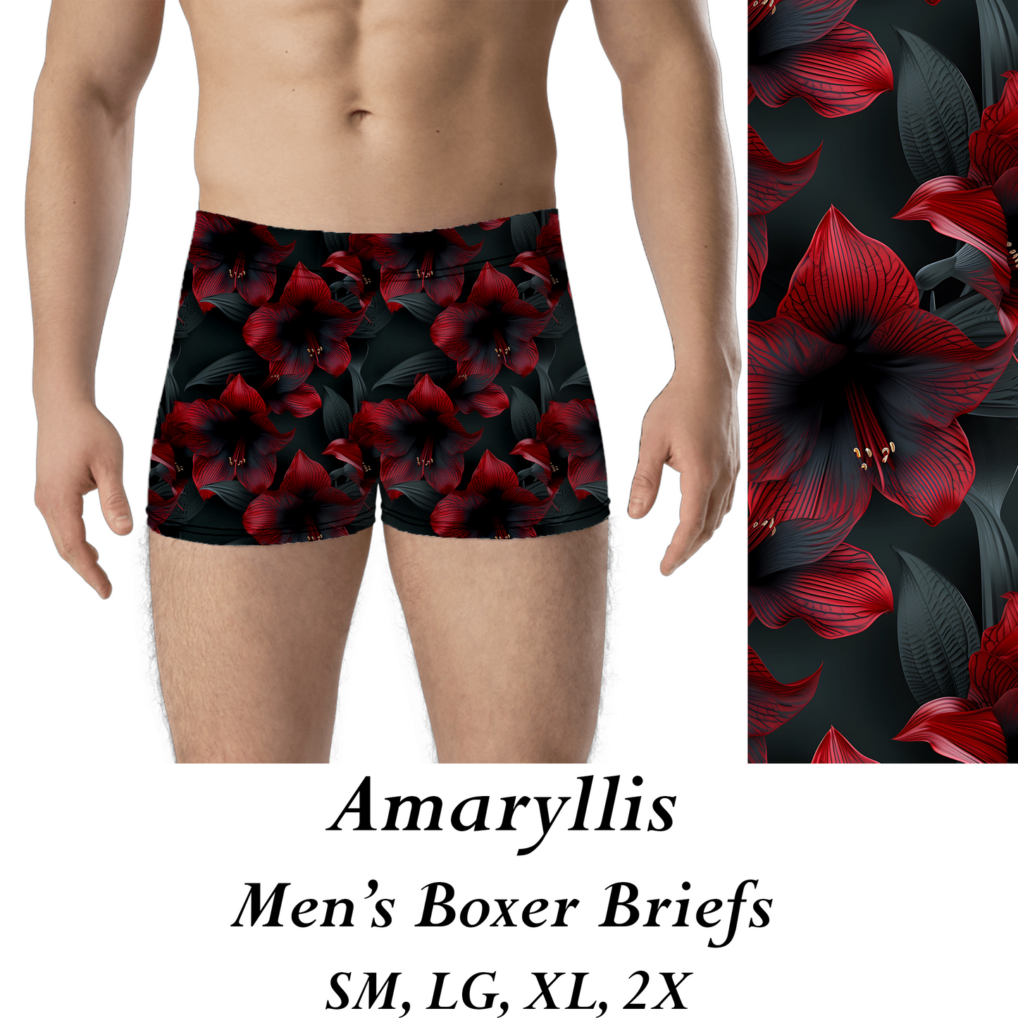 AMARYLLIS - MENS BOXER BRIEFS - PREORDER CLOSES 8/31