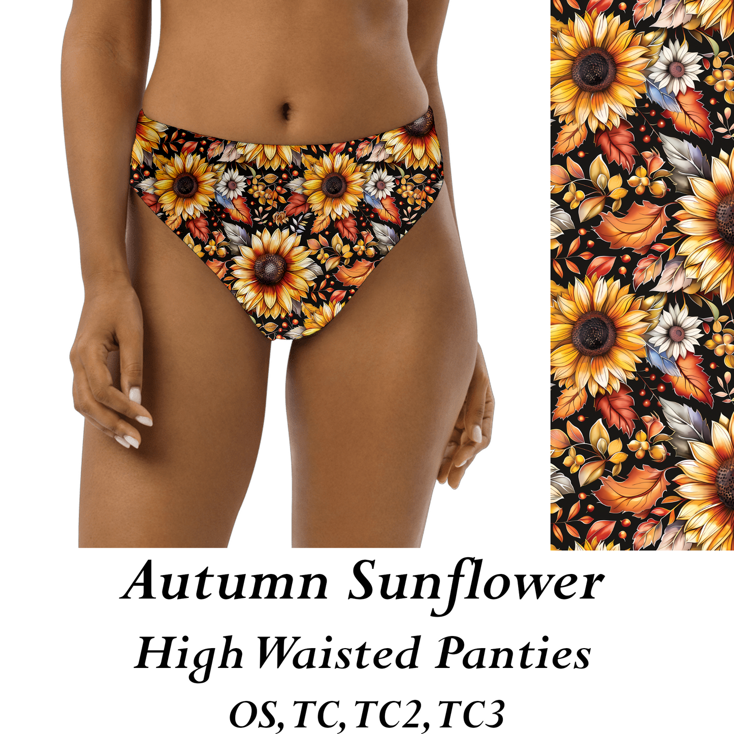 AUTUMN SUNFLOWER - Womens Panties - PREORDER CLOSES 8/31