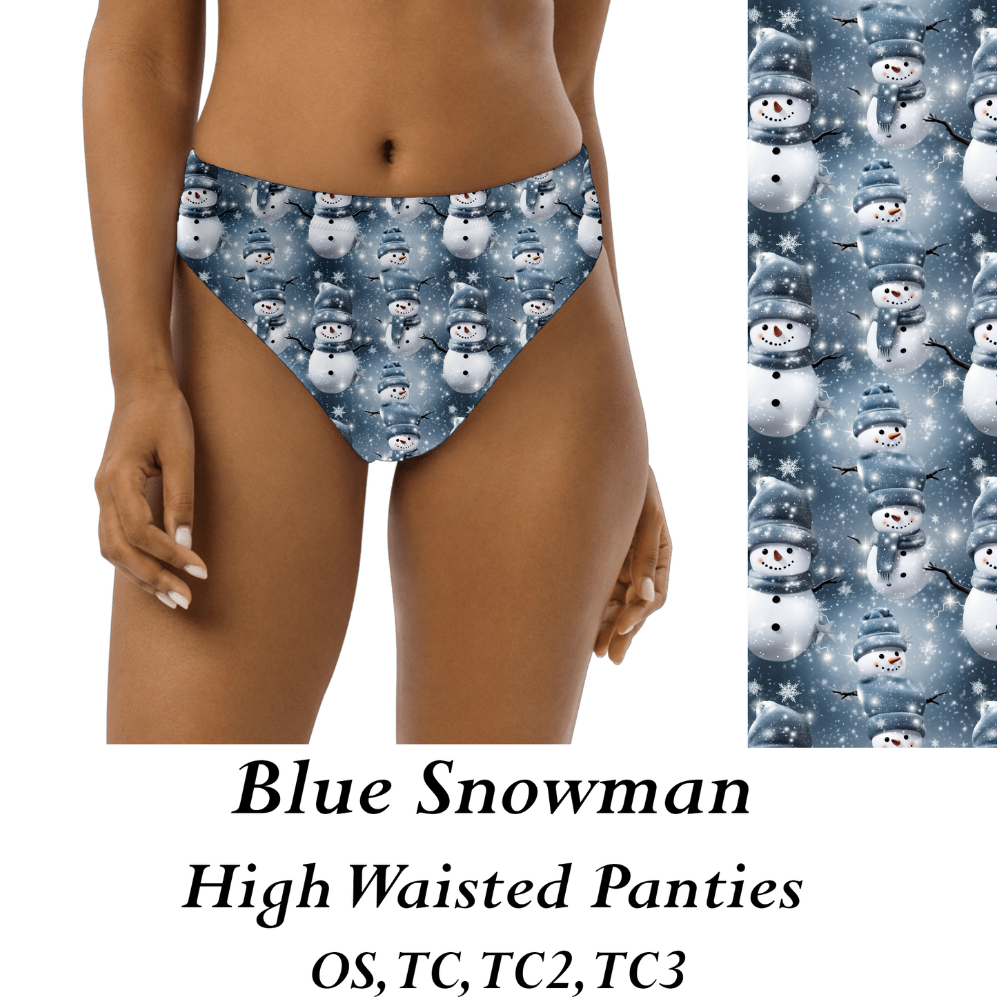 BLUE SNOWMAN - Womens Panties - PREORDER CLOSES 8/31
