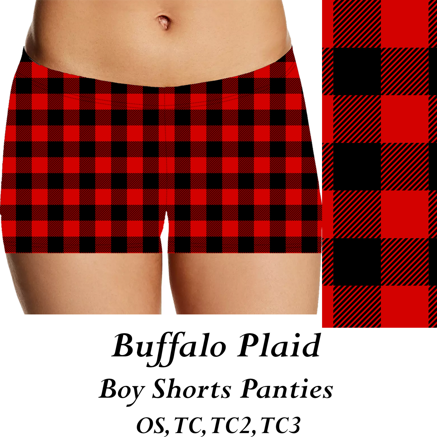 BUFFALO PLAID - Womens Panties - PREORDER CLOSES 8/31