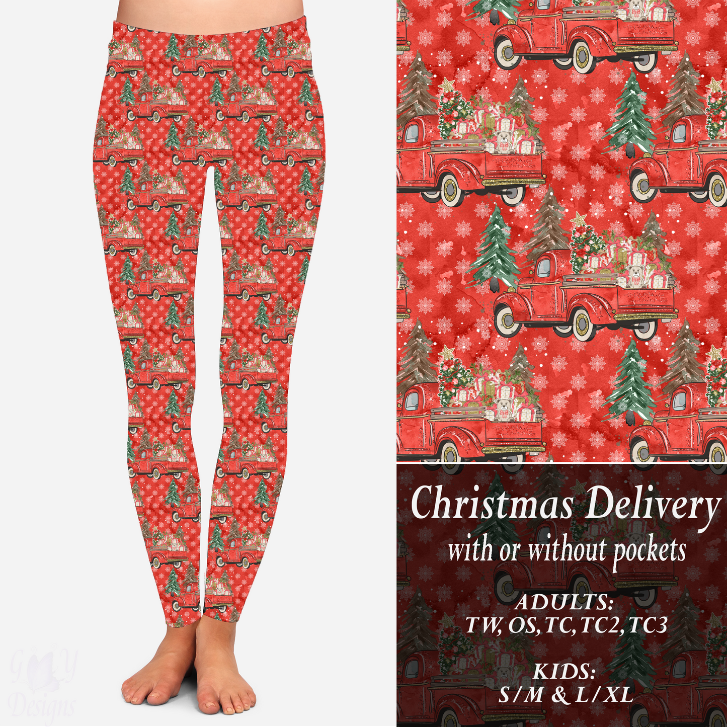 CHRISTMAS DELIVERY LEGGINGS Preorder Closes 9/2