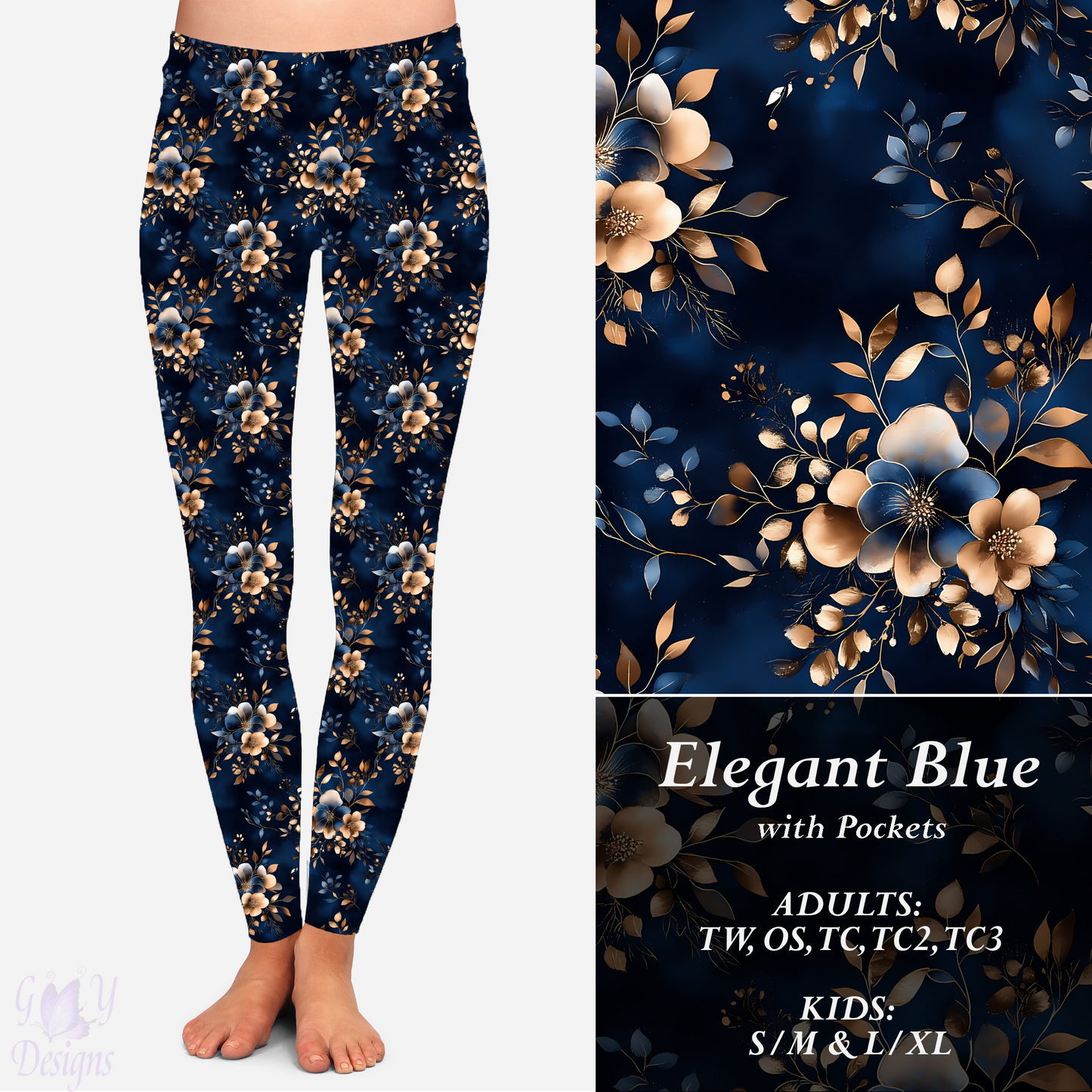 ELEGANT BLUE LEGGINGS Preorder Closes 9/8