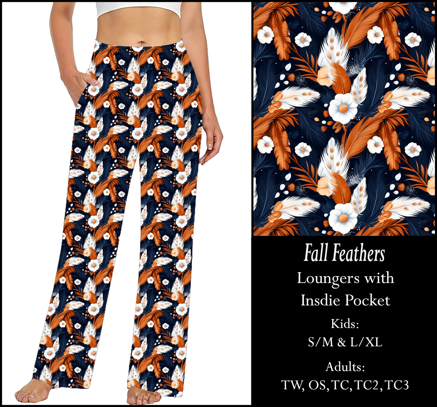 FALL FEATHERS Pocket Loungers - Preorder Closes 9/2