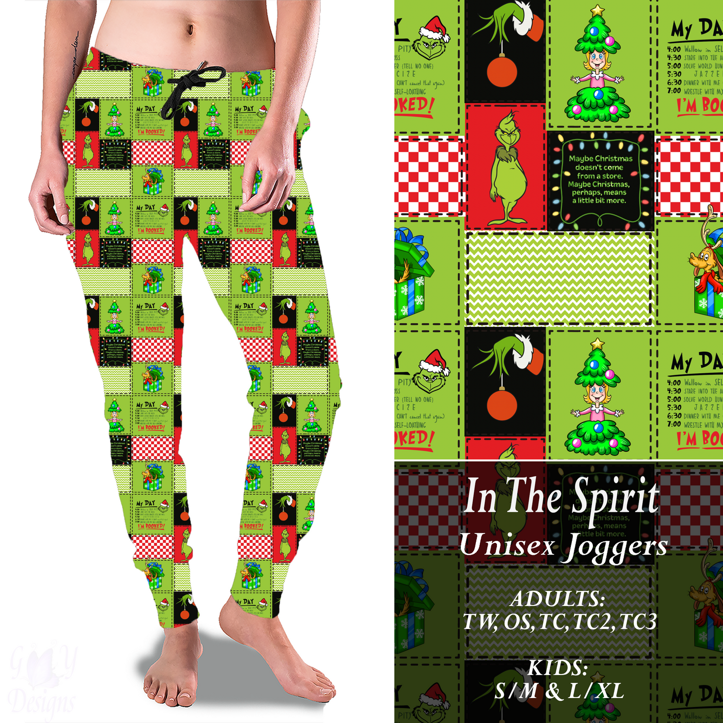 IN THE SPIRIT Joggers Preorder Closes 9/2