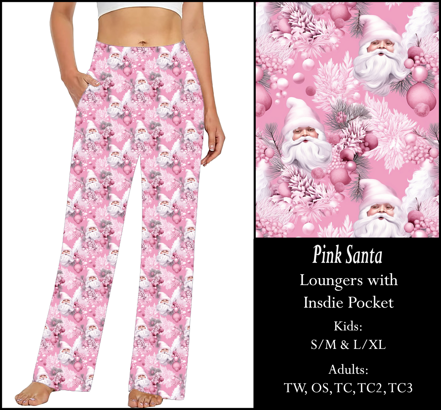 PINK SANTA Pocket Loungers - Preorder Closes 9/8