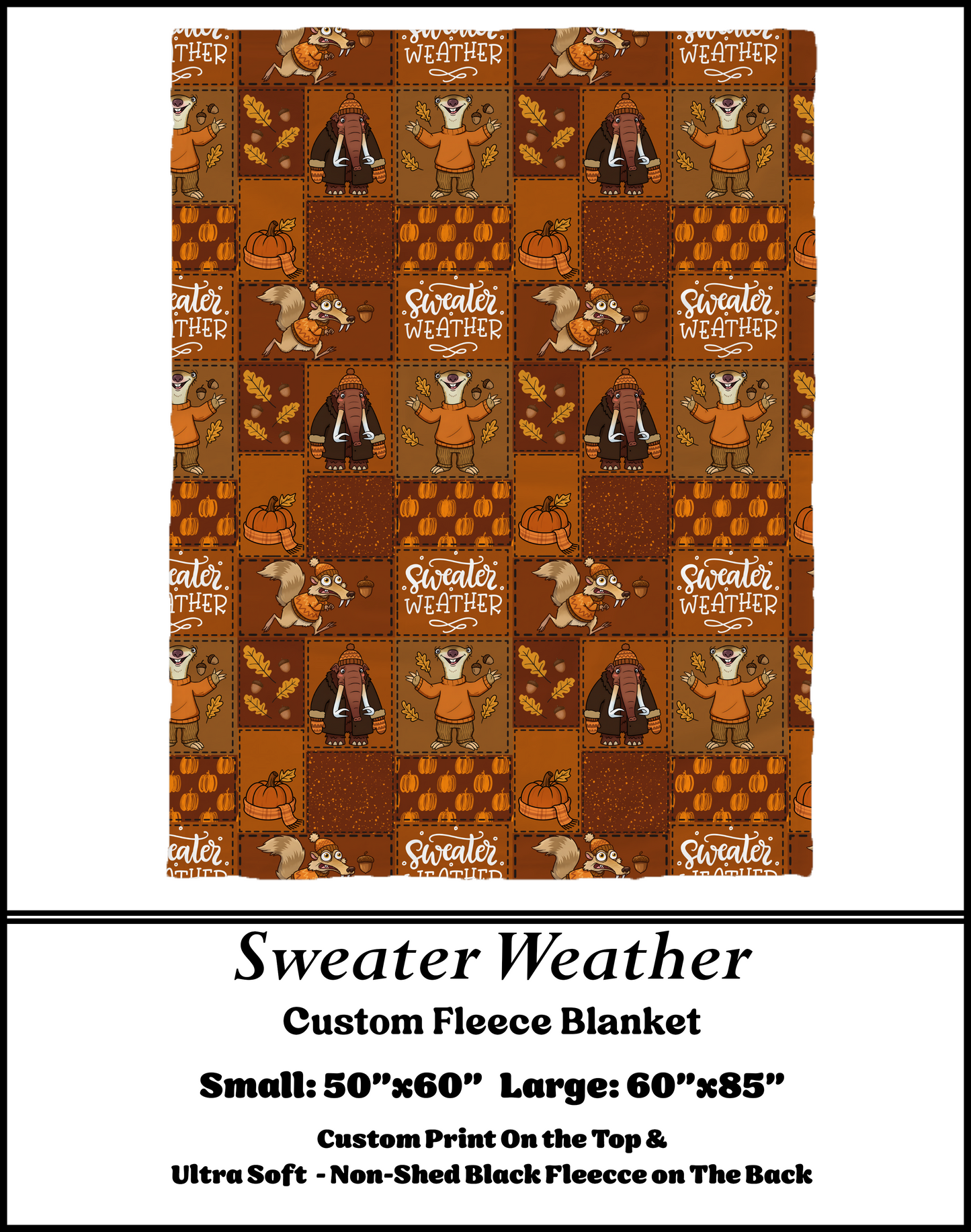 SWEATER WEATHER preorder closes 8/31 eta 10 weeks
