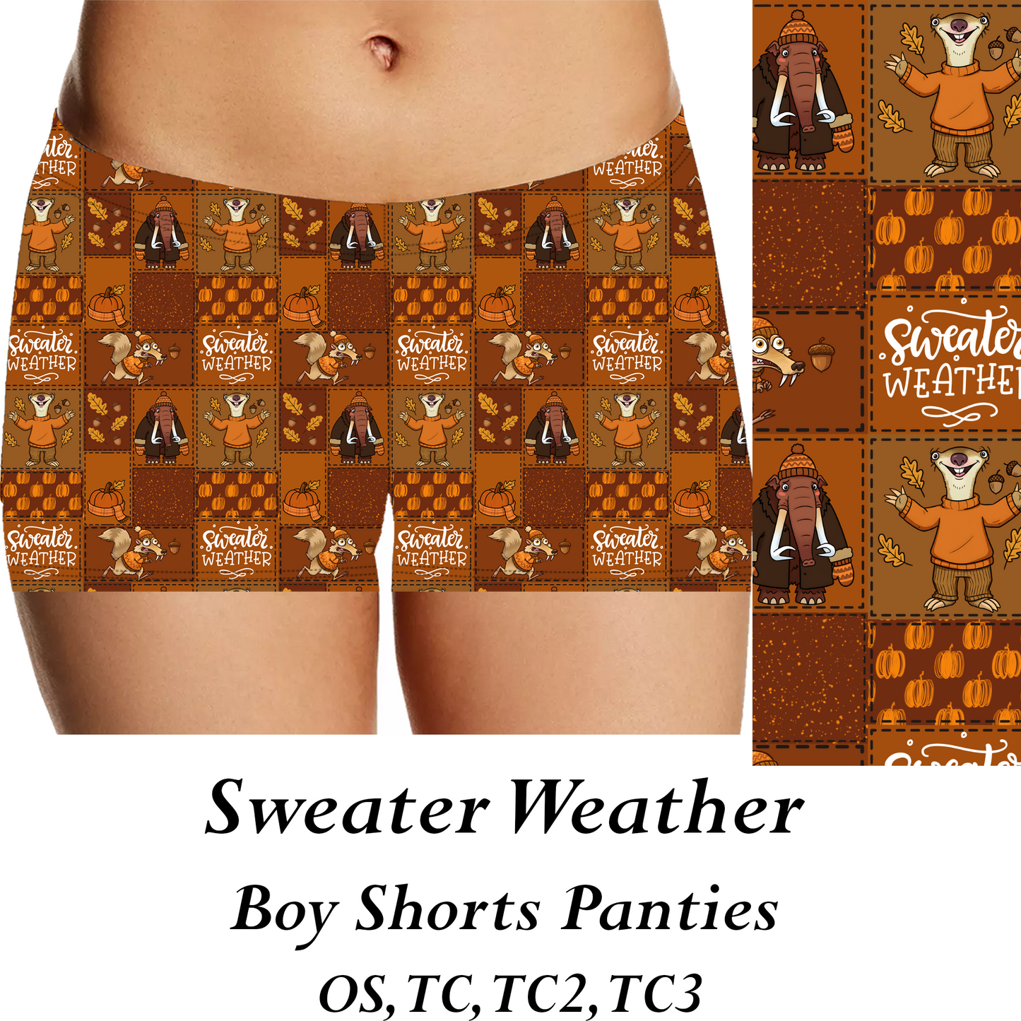 SWEATER WEATHER - Womens Panties - PREORDER CLOSES 8/31
