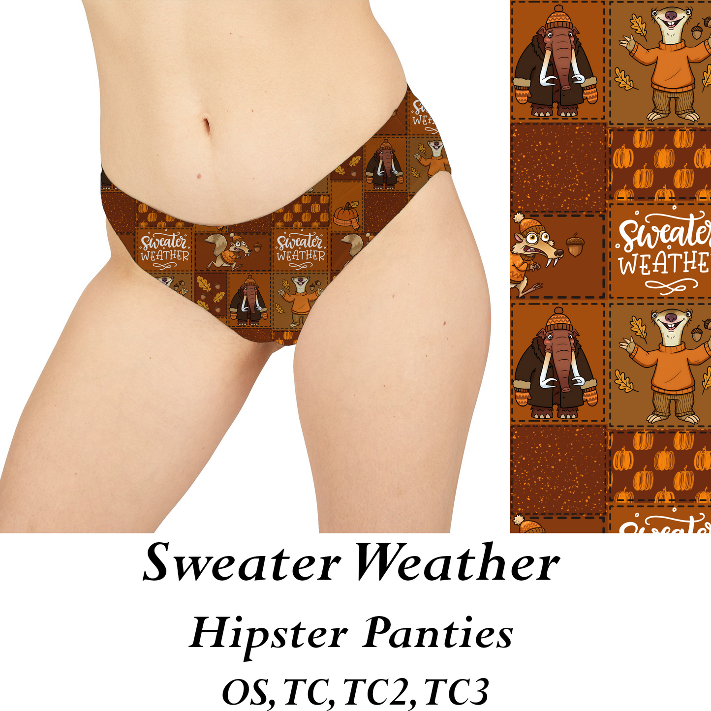 SWEATER WEATHER - Womens Panties - PREORDER CLOSES 8/31