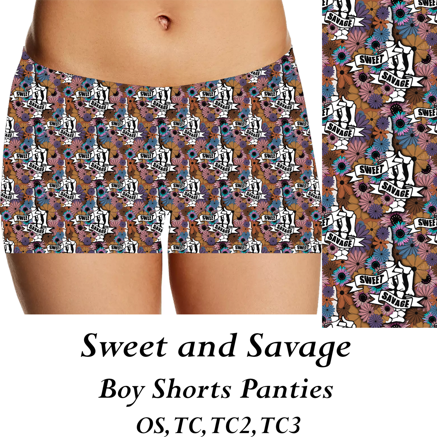 SWEET AND SAVAGE - Womens Panties - PREORDER CLOSES 8/31
