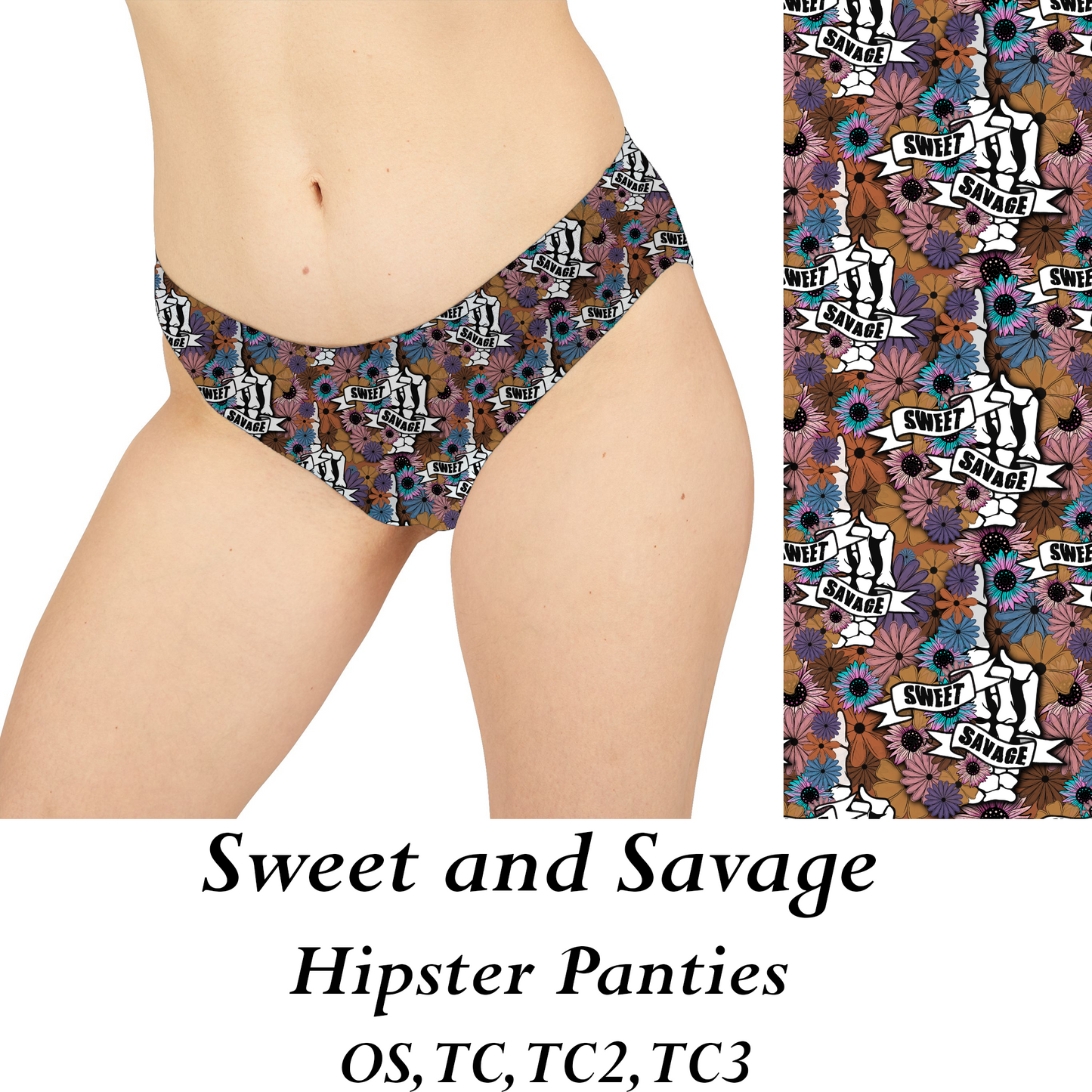 SWEET AND SAVAGE - Womens Panties - PREORDER CLOSES 8/31