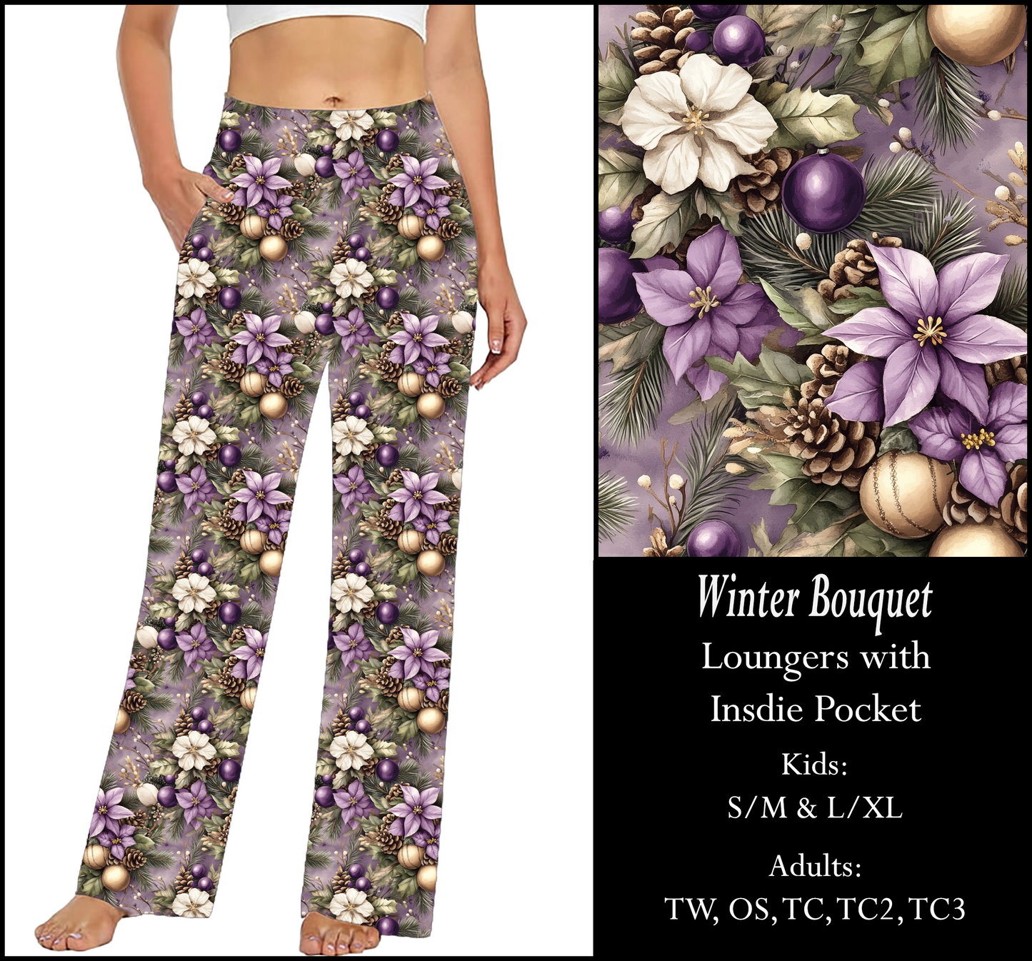 WINTER BOUQUET Pocket Loungers - Preorder Closes 9/8