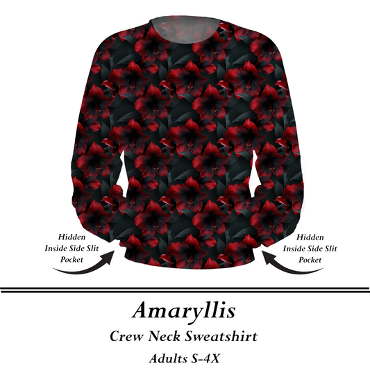 AMARYLLIS  - Crew Sweatshirt w/Pockets - Preorder Closes  8/31