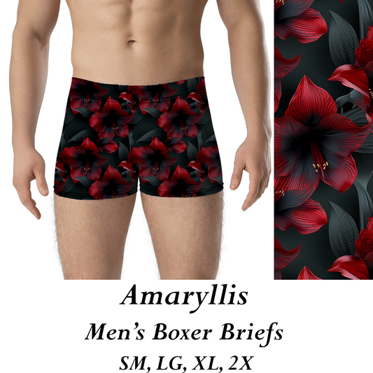 AMARYLLIS - MENS BOXER BRIEFS  - PREORDER CLOSES 8/31