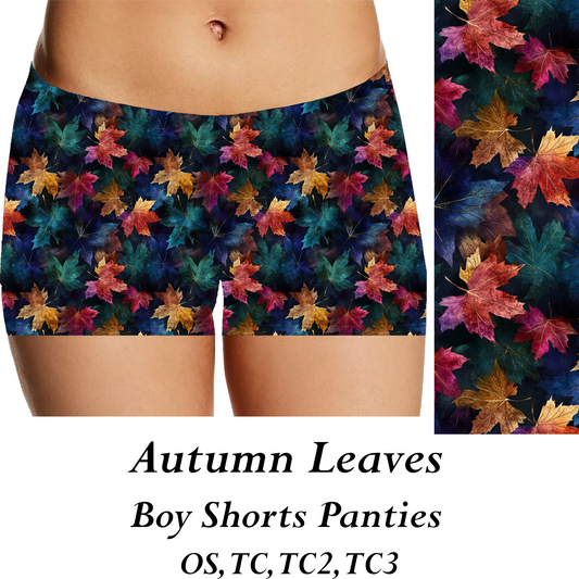 AUTUMN LEAVES  - Womens Panties - PREORDER CLOSES 8/31