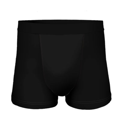 SOLID BLACK - MENS HAMMOCK BOXER SHORTS