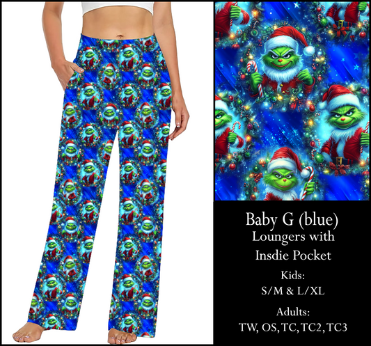 BABY G (blue) Pocket Loungers - Preorder Closes 9/3