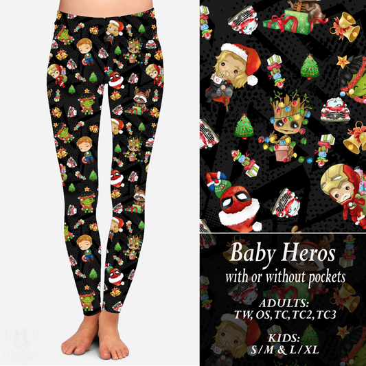 BABY HERO LEGGINGS Preorder Closes 9/15