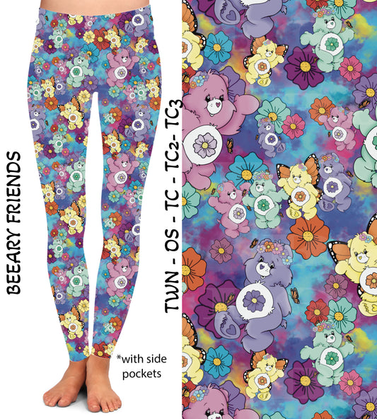 Beary Friends - Full Leggings with Pockets