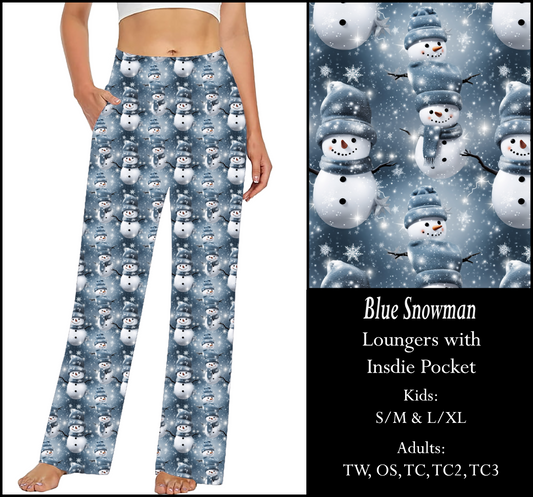 BLUE SNOWMAN Pocket Loungers - Preorder Closes 9/8