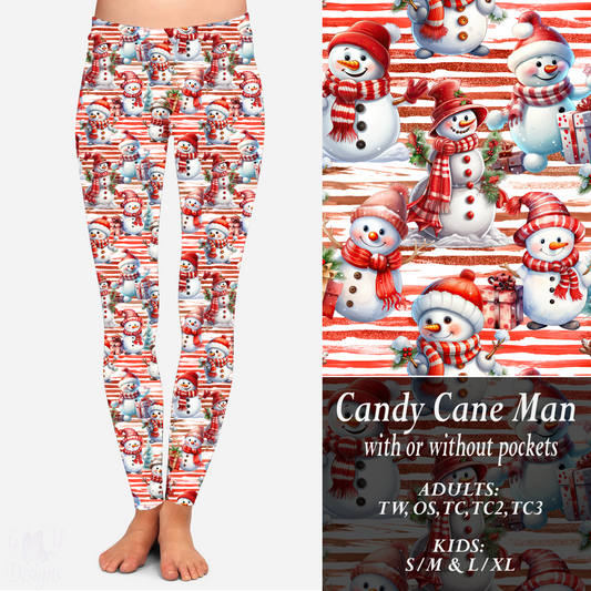 CANDY CANE MAN LEGGINGS Preorder Closes 9/15