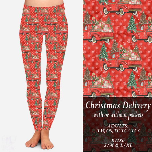 CHRISTMAS DELIVERY LEGGINGS Preorder Closes 9/2