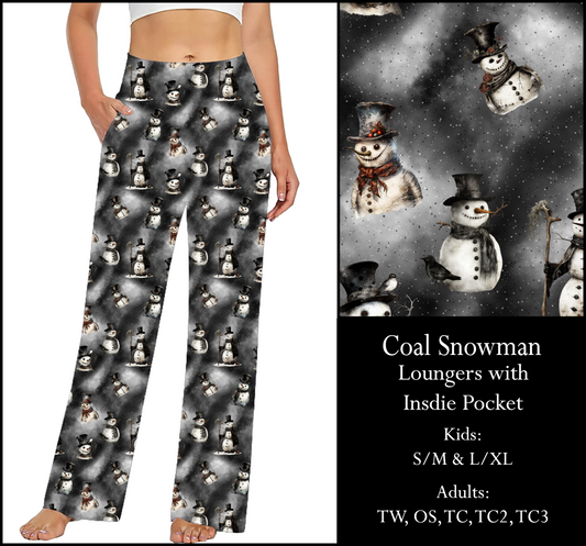 COAL SNOWMAN Pocket Loungers - Preorder Closes 9/3