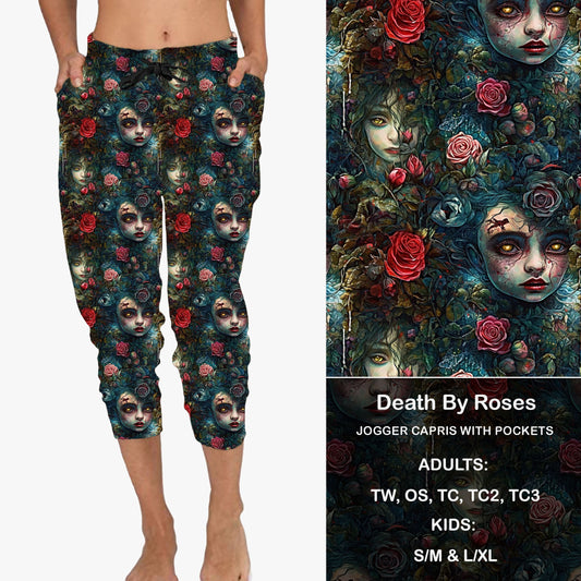 Death By Roses - Capri Joggers