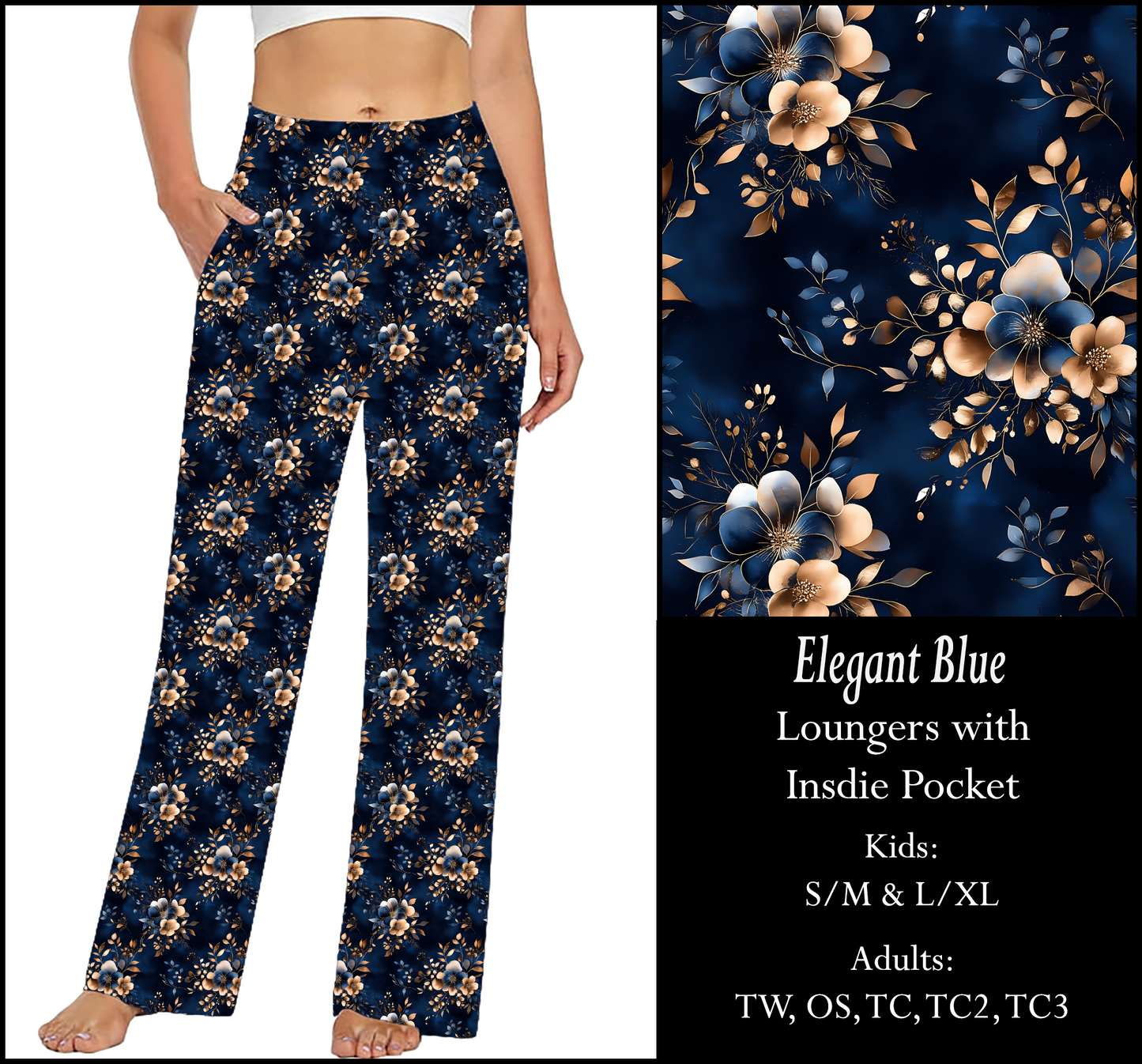 ELEGANT BLUE Pocket Loungers - Preorder Closes 9/8
