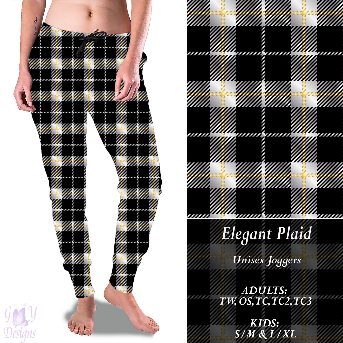 Elegant Plaid Full Joggers Preorder Closes 11/13 ETA 6-8 weeks