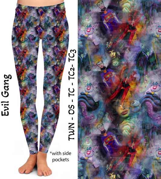 Evil Gang - Full Leggings with Pockets