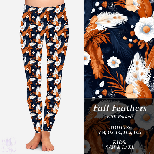 FALL FEATHERS LEGGINGS Preorder Closes 9/2