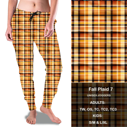 Fall Plaid 7 - Full Joggers