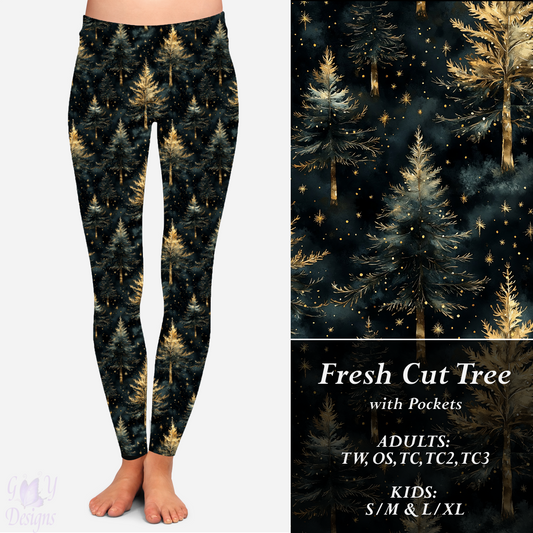 FRESH CUT TREES LEGGINGS Preorder Closes 9/15