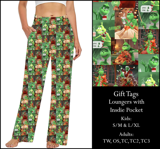 GIFT TAGS Pocket Loungers - Preorder Closes 9/3