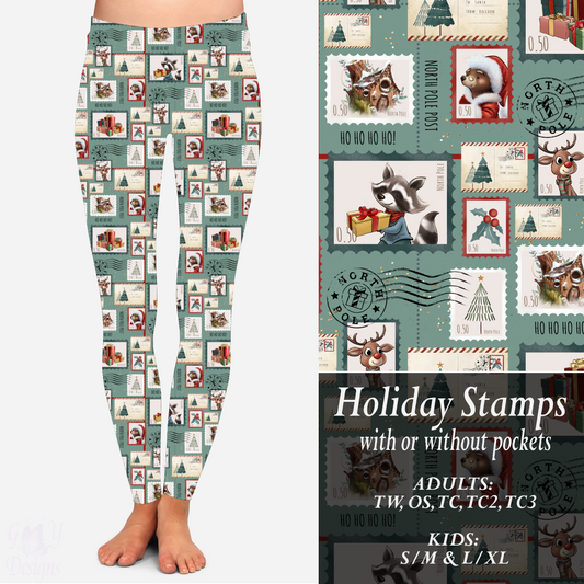 HOLIDAY STAMPS LEGGINGS Preorder Closes 9/15