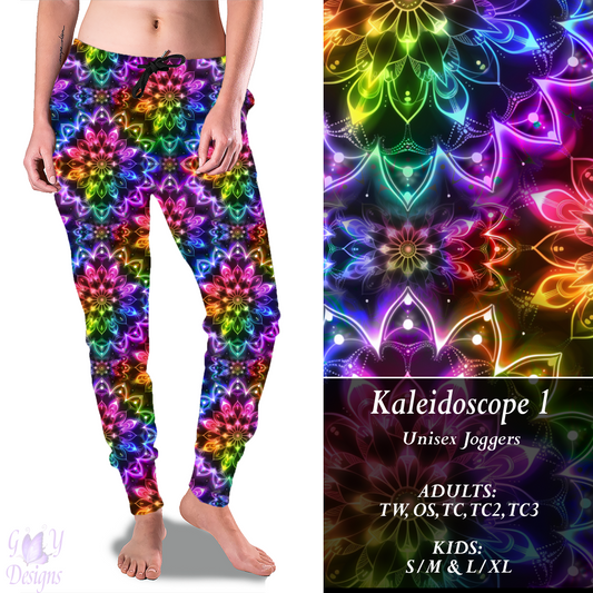 Kaleidoscope 1 Full Joggers Preorder Closes 11/8 ETA 6-8 weeks