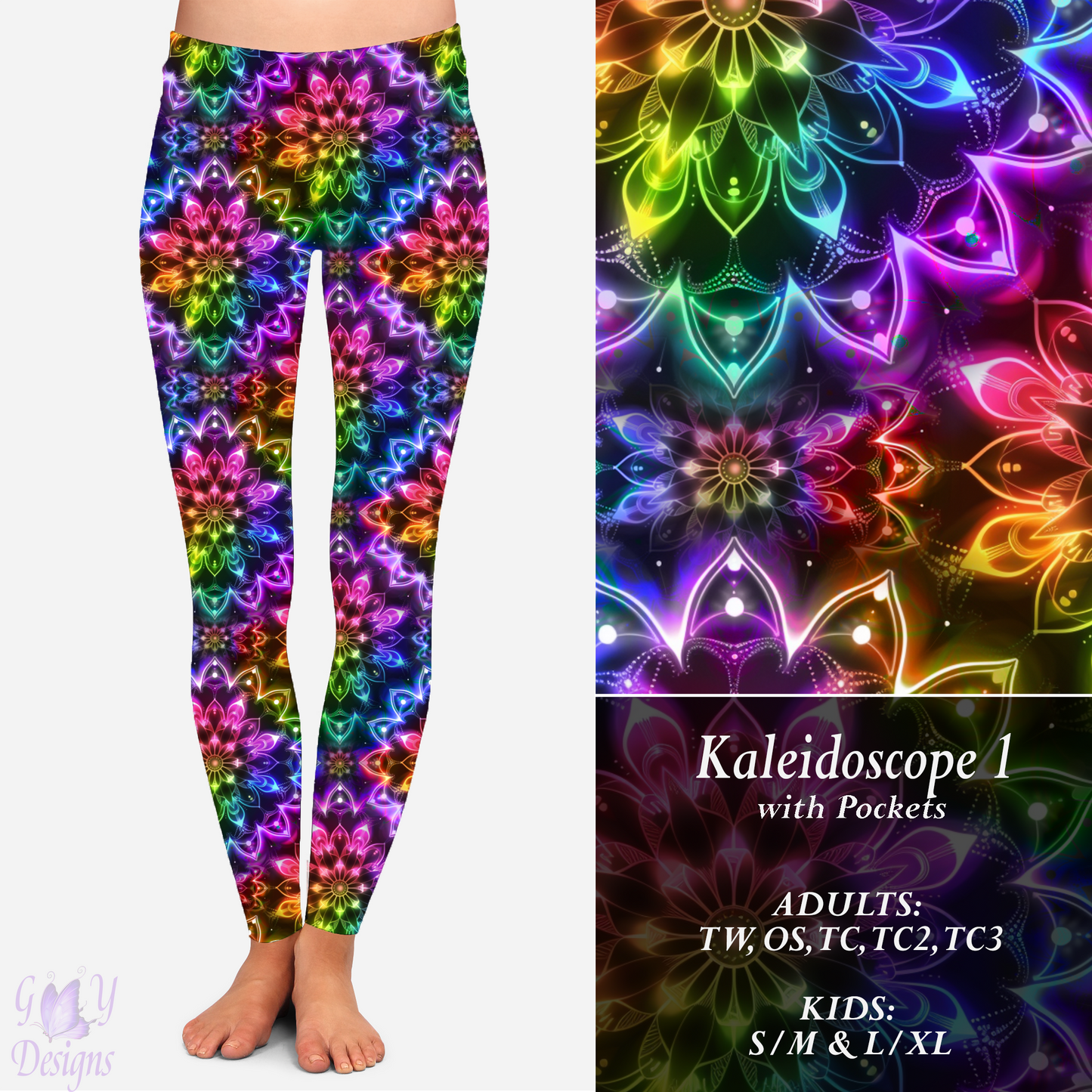 Kaleidoscope 1 Leggings with Pockets Preorder Closes 11/8 ETA 6-8 weeks