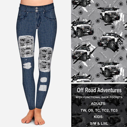 Off Road Adventures Peekaboo Leggings with Pockets