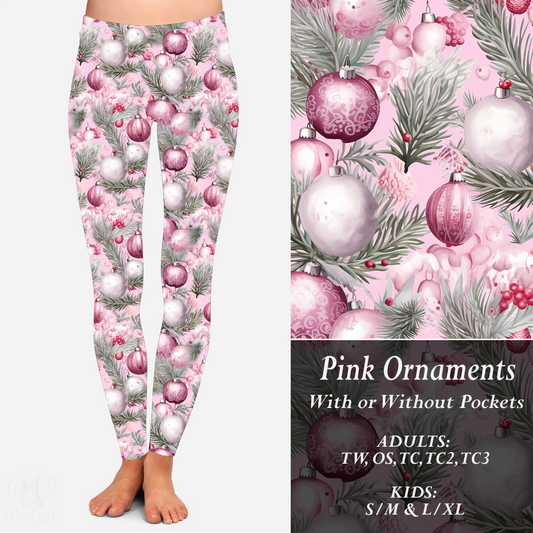 PINK ORNAMENTS LEGGINGS Preorder Closes 9/15