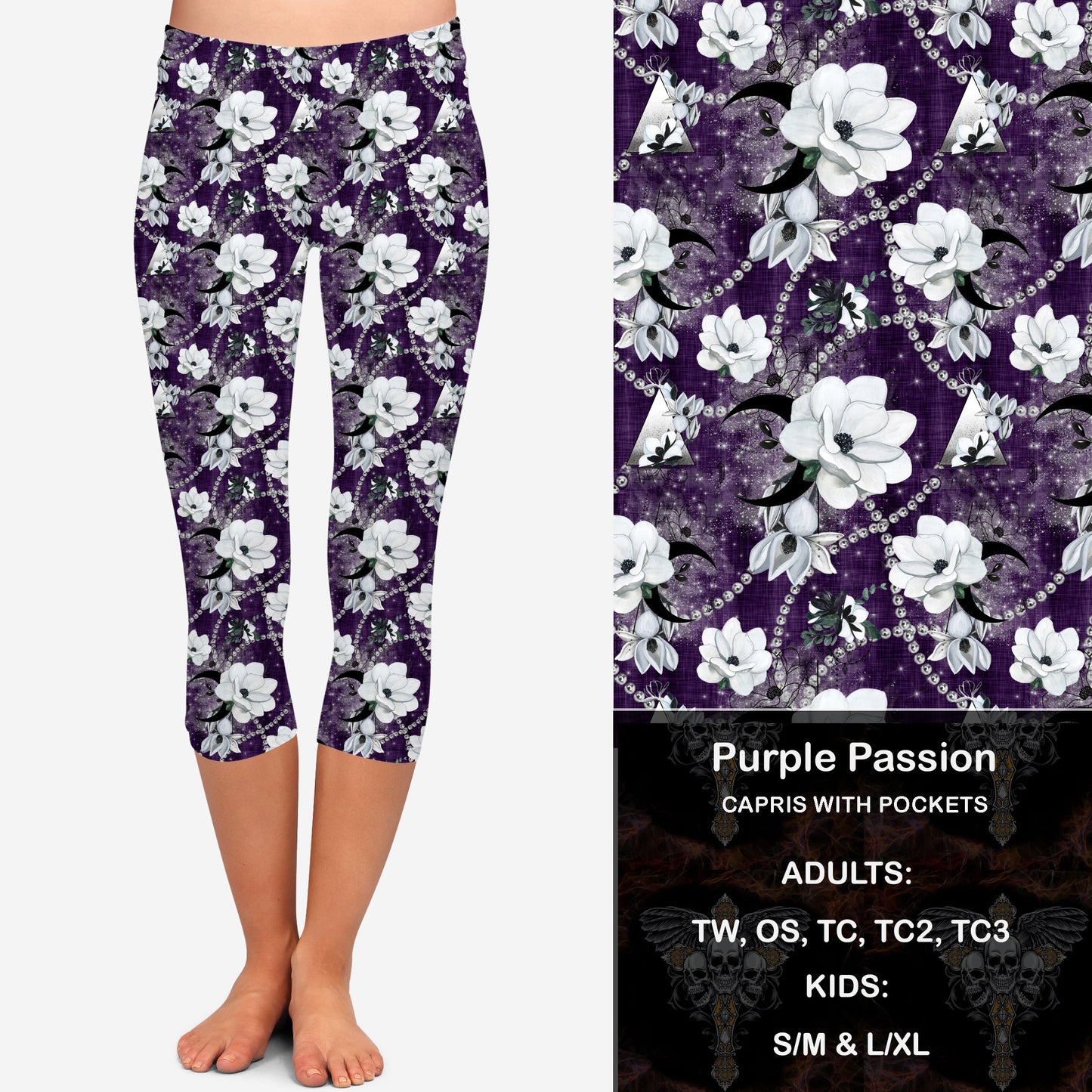 Purple Passion Leggings & Capris with Pockets