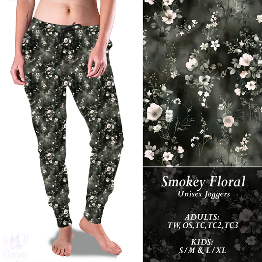 SMOKEY FLORAL Joggers Preorder Closes 9/2