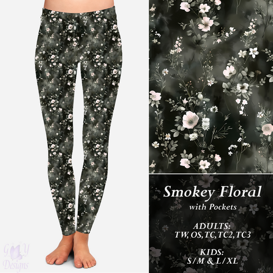 SMOKEY FLORAL LEGGINGS Preorder Closes 9/2