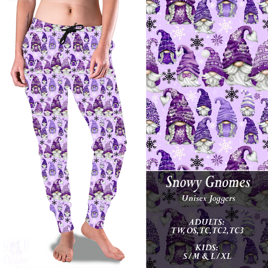 SNOWY GNOMES Joggers Preorder Closes 9/2