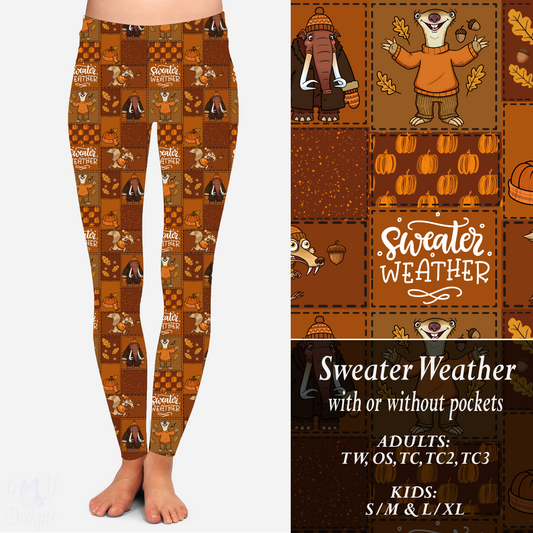 SWEATER WEATHER LEGGINGS Preorder Closes 9/2
