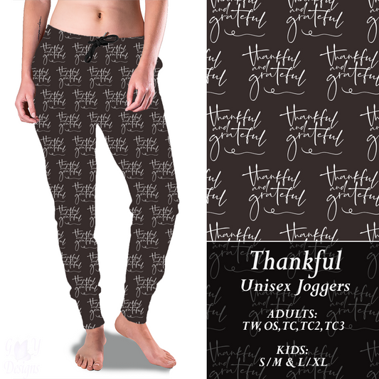 THANKFUL Joggers Preorder Closes 9/2