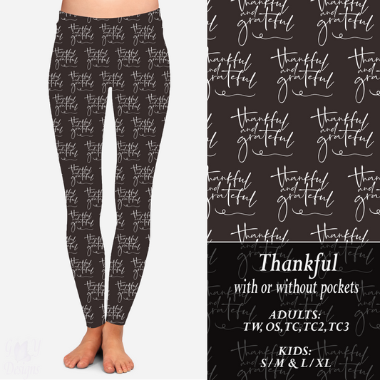 THANKFUL LEGGINGS Preorder Closes 9/2