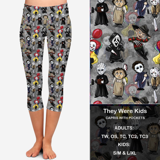 They Were Kids - Capri Legging with Pockets