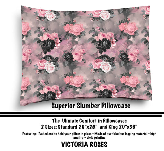 VICTORIA ROSES PILLOW CASE