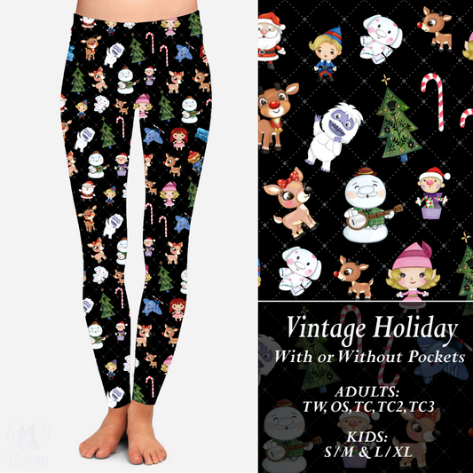 VINTAGE HOLIDAY LEGGINGS Preorder Closes 9/15
