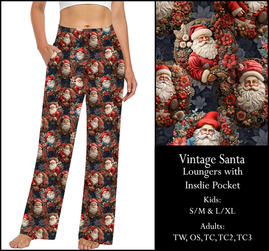 VINTAGE SANTA Pocket Loungers - Preorder Closes 9/3